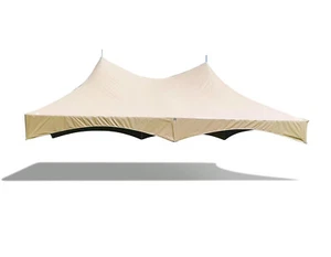 Cubierta superior beige con dosel de repuesto 20x40 para tienda de campaña High Peak evento boda fiesta - Imagen 1 de 1