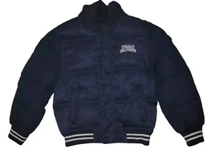 NWT Tommy Hilfiger Boys' Sz S 5YR Blue Padded Quilted Hooded Puffer Jacket - Picture 1 of 6