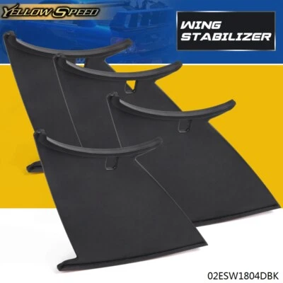 Estabilizador de alerón superior trasero 4 piezas apto para Subaru Impreza WRX STI 2011-2014 Foto 1 de 4