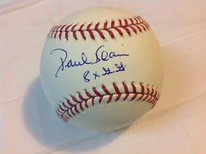 Paul Blair Autograph Baseball Inscribed "8x GG" OMLB BALL Baltimore Oriole's WS - Picture 1 of 3