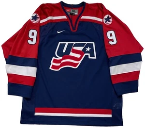 CAMISETA NIKE MIKE MODANO 2002 EQUIPO OLÍMPICO DE SALT LAKE CITY EE. UU. TALLA XL - Imagen 1 de 5
