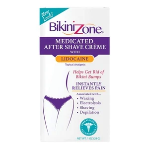 Bikini Zone Medicated After Shave Crème - Instantly Stop Shaving Bumps, - Picture 1 of 6