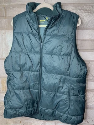 XERSION X EMBALÁVEL VERDE ESCURO MASCULINO 1X COLETE PUFFER LEVE - Imagem 1 de 4
