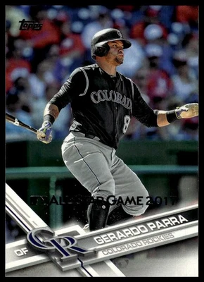 2017 Topps #537 Gerardo Parra All-Star Game 2017 - Image 1 of 2