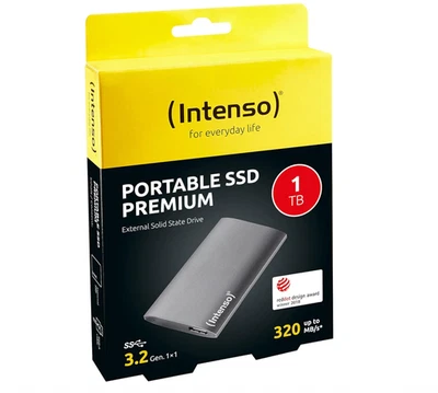 Intenso Premium Edition 1TB Solid State Drive 1,8'' Externe SSD Neu & OVP - Bild 1 von 3