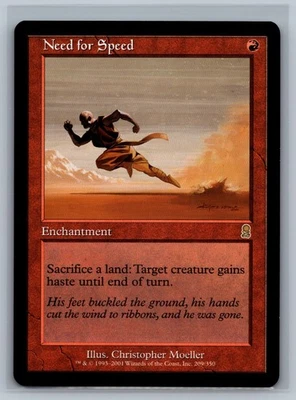 Magic The Gathering Odyssey Need for Speed #209/350 MTG TCG CCG - Image 1 of 2