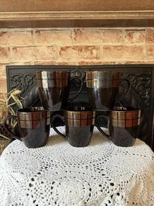 Pfaltzgraff Calico Kaffeetassen Tassen 16 Unzen 5er Set - Bild 1 von 7