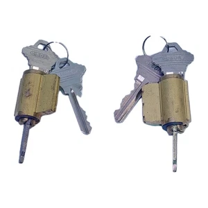 2 LSDA SC Keyway Zylinder mit 2 Schlüsseln SC Keyway 5 Pins NOS - Bild 1 von 24