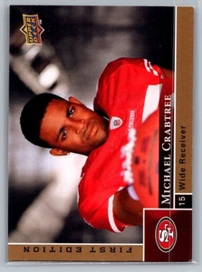 2009 Upper Deck First Edition Michael Crabtree Rookie San Francisco 49ers #181 - Picture 1 of 2