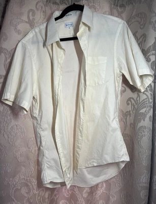 Burberry Japan Button Down Short Sleeve Shirt Collared Men’s Large 100% Cotton - Image 1 of 4