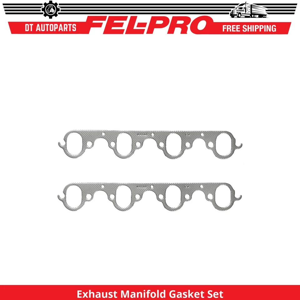 Juego de juntas de colector de escape Fel-Pro para Ford F-350 1973-1979, 1983-1987 7,5 L V8 Foto 1 de 1