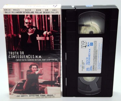 TRUTH OR CONSEQUENCES N.M. VHS Kiefer Sutherland Drug Heist Gone Wrong CC R 1997 - Image 1 of 4