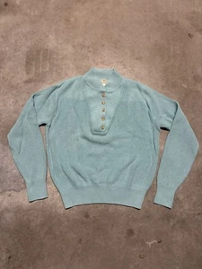 Vintage L.L. Bean Made In USA Wool Sweater Fisherman Henly Womens Medium - Picture 1 of 5