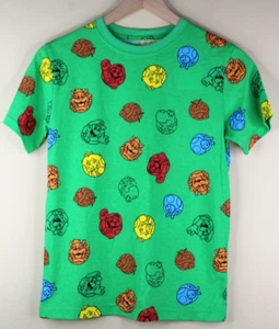 Super Mario Youth Size M Green Character Short Sleeve Shirt - Picture 1 of 7
