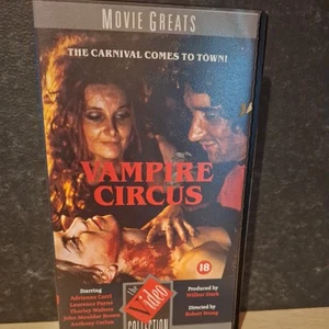 VAMPIRE CIRCUS (VHS, RARE 1971 HAMMER HORROR ) VHS 1987 - Picture 1 of 3