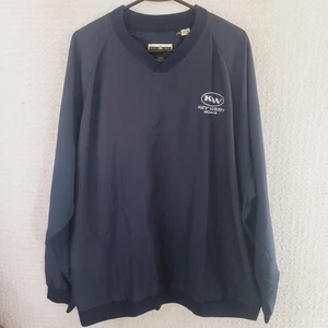 Key West Boats Men's XL Navy V-Neck Golf Windbreaker Outdoor Fall by North End - Picture 1 of 17