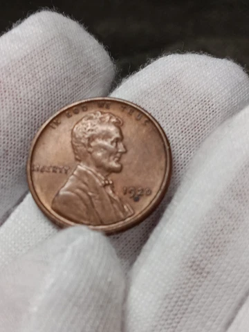 1920-S Lincoln Cent RED BROWN Au/MS++ STUNNING EYE APPEAL  M/46 Cover