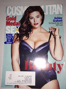 Cosmopolitan Magazine Ashley Graham Gold Medal Sex August 2016 033017NONRH - Picture 1 of 1
