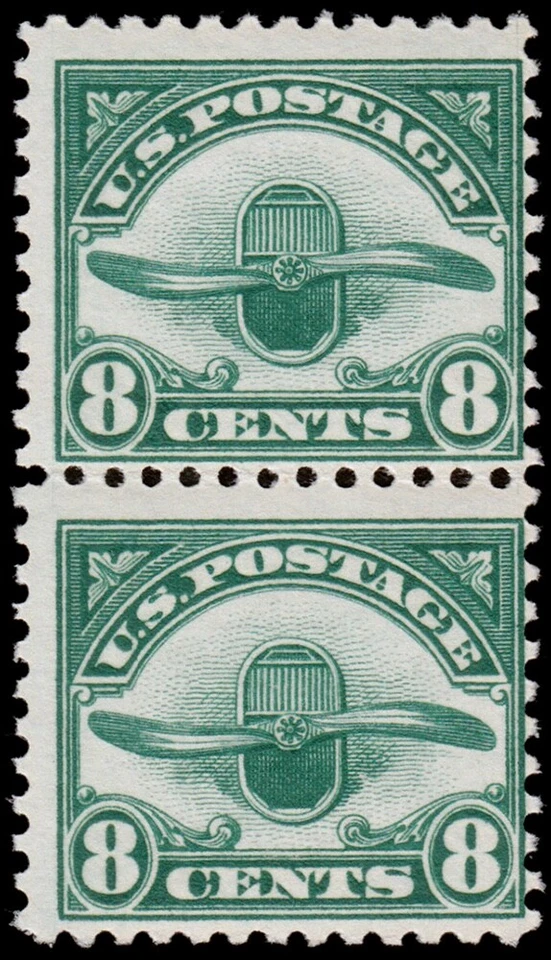 United States Scott C4 Pair (1923) Mint NH F, CV $70.00 C - Image 1 of 1
