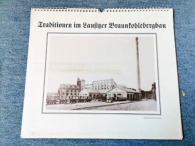 Traditionen Im Lausitzer Braunkohlebergbau - Kalender 1995 Bergbau Tagebau • 17.50€