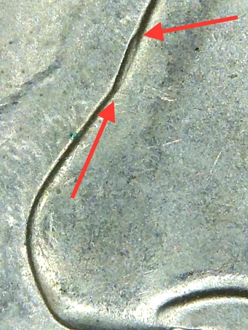 2013 p Mount Rushmore DDR Doubled die Reverse Quarter Cover