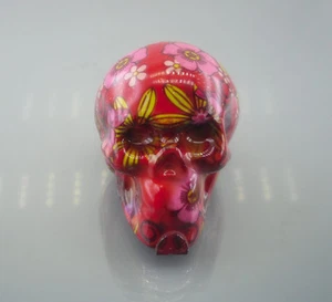 2.5" Rojo Cerámica Térmica Transer Impresión Realista Calavera Cristal Curación 411 - Imagen 1 de 5