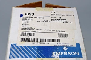 New Emerson - 3323 Condenser Motor: 1/3-1/6 HP 1075 RPM 208/230V - Picture 1 of 3