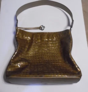 Brighton Handtasche Schulterriemen schwarz Strukturleder Handtasche - Bild 1 von 7