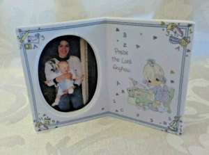 Vintage 1991 Enesco Precious Moments Photo Frame NOS Praise The Lord Anyhow  - Bild 1 von 12