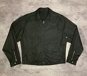 Versace Classic V2 Vintage Mens Zip Collared Linen Cotton Jacket Size L - Picture 1 of 19