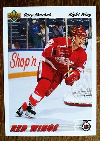 1991-92 Upper Deck NHL Detroit Red Wings Various Trading Cards Cover