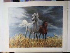 Kelly Stevens THE GATHERING STORM horse horses western art print