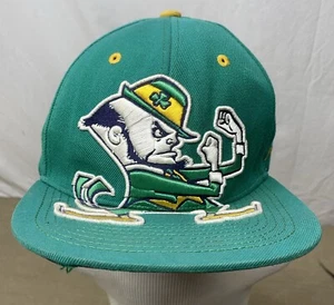 Vintage Notre Dame University Snapback Game BIG Logo Adjustable Fighting Irish - Picture 1 of 7