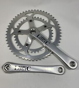 Vintage Ritchey Logic Crankset 177.5 Arms 53 / 38 110bcd Road Double Sugino C8