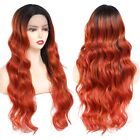 Fashion Long Brown Body Wave Synthetic Lace Front Wig Heat Resistant Hair Wigs