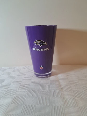 Baltimore Ravens Cup Tumbler Insulated With Double Print 20 oz Purple Cover