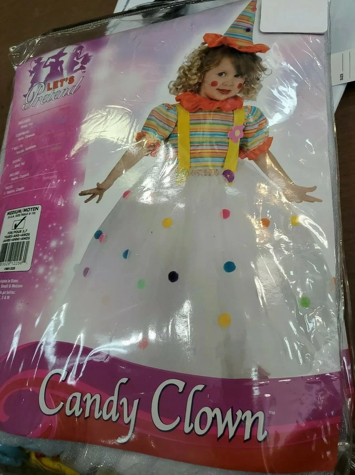 XX 881225 Candy Clown Infantil Niñas por Rubie's Foto 1 de 1