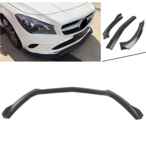 Front Stoßstange Lippe Unten Abdeckung Blende für Benz W117 C117 CLA45 2017-2018 Matt - Bild 1 von 12