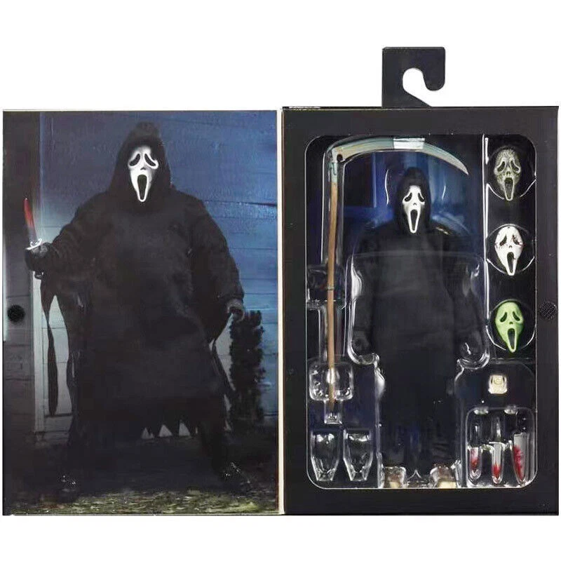 Экшн-фигурка NECA Ghostface Ultimate 7 дюймов коллекция фильмов Scream новая в наличии - Изображение 1 из 4