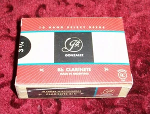 Gonzalez Handauswahl Argentinien Bb Klarinette Schilf - 10er Pack - Größe 3-3/4 - Bild 1 von 1