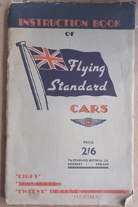 FLYING STANDARD CARS instruction book... 1945 - Picture 1 of 3