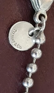 Tiffany & Co. Necklace Long 33" Sterling Silver Beads 925 - Picture 1 of 11
