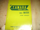YAMAHA RD 125 A  VINTAGE OEM FACTORY PARTS BOOK FREE SHIP U.S AND CANADA   