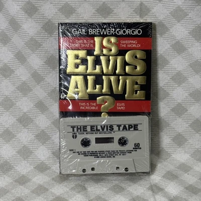 Is Elvis Alive? Paperback Book and  Cassette Tape by Brewer-Giorgio 1988 SEALED - Image 1 of 4