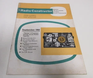 The Radio Constructor - Volumen 16, No. 2 - 82 páginas - Vintage - Septiembre 1962 - Imagen 1 de 24