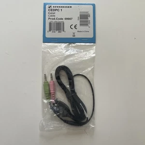 Câble Sennheiser CEDPC 1 avec double jack 3,5 mm noir P/N 09907 - Photo 1/5