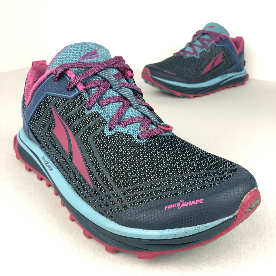 Altra Timp 1.5 Women’s Size 8 Running Shoes Sneakers Blue Pink Trail Gym Cross - Image 1 of 4