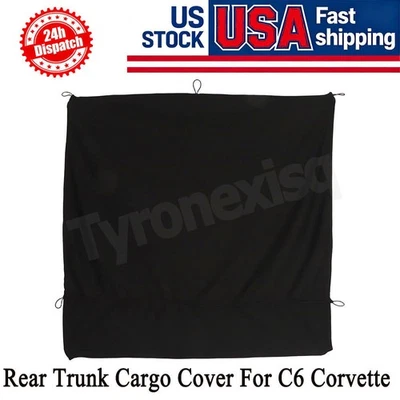Rear Trunk Security Cargo Shade Cover for Chevrolet CORVETTE C6 2005-2013 2007 - Imagem 1 de 4