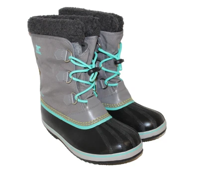 Botas de nieve impermeables grises Yoot Pac SOREL Z60109 jóvenes niños talla 7 Foto 1 de 4