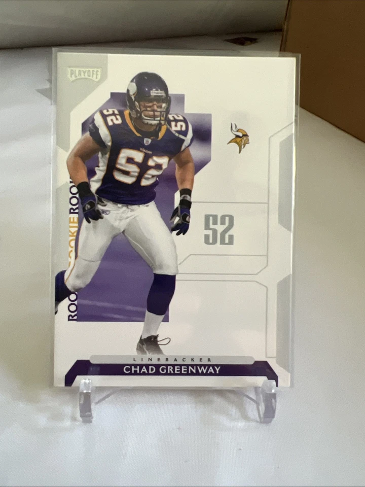 2006 PLAYOFF #138 CHAD GREENWAY RC - MINNESOTA VIKINGS Rookie RC - Image 1 of 2